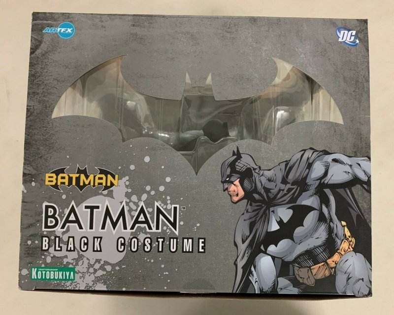 Kotobukiya Artfx DC Batman Black Costume Statue 