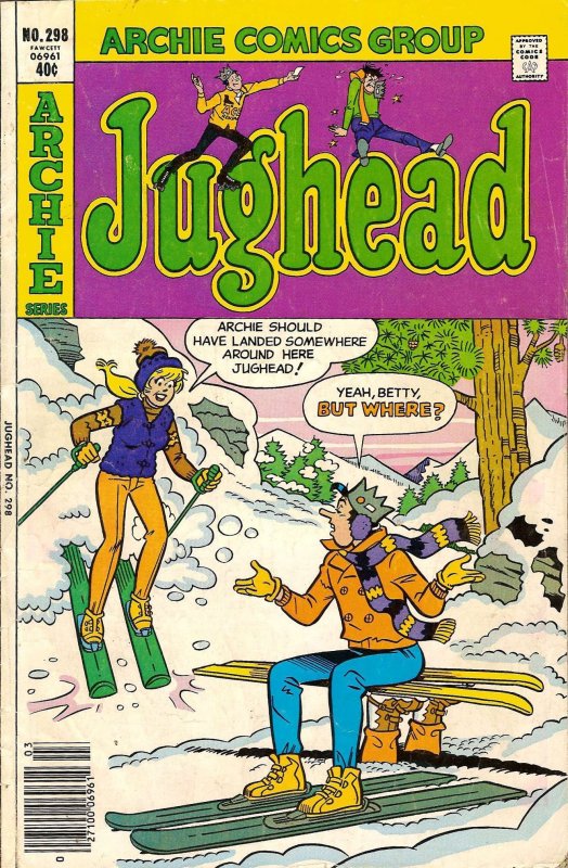 Jughead (Vol. 1) #298 GD ; Archie | low grade comic March 1980 Snow Skiing Cover