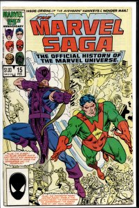 The Marvel Saga The Official History of the Marvel Universe #15 (1987) Fantas...