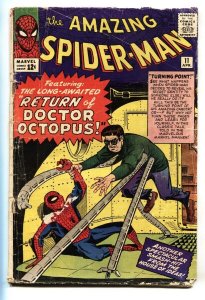 Amazing Spider-Man #11 comic book 1964 Dr Octopus cover-Steve Ditko-Marvel