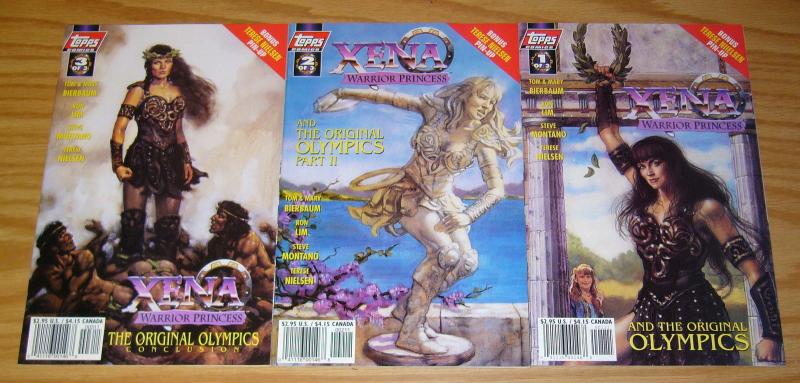 Xena Warrior Princess and the Original Olympics #1-3 VF/NM complete series 1998