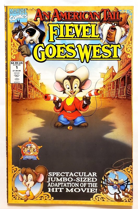 American Tail, An: Fievel Goes West Book #1 (1992, Marvel) 4.0 VG