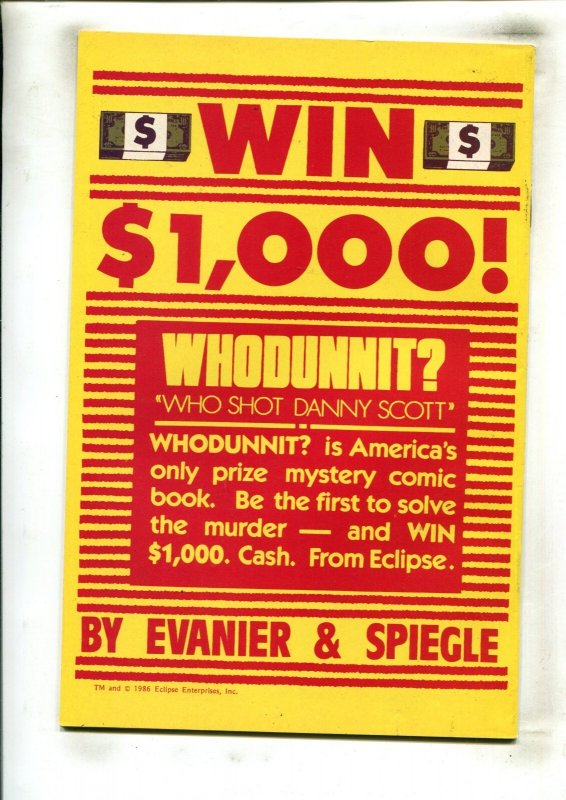 CROSSFIRE & RAINBOW #1 (8.0) A DNAGENTS MINI-SERIES!! 1986