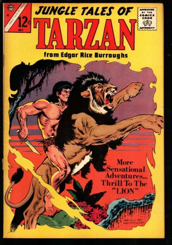 Jungle Tales of Tarzan #4 1965-Sam Glanzman-Edgar Rice Burroughs-Final issue-FN