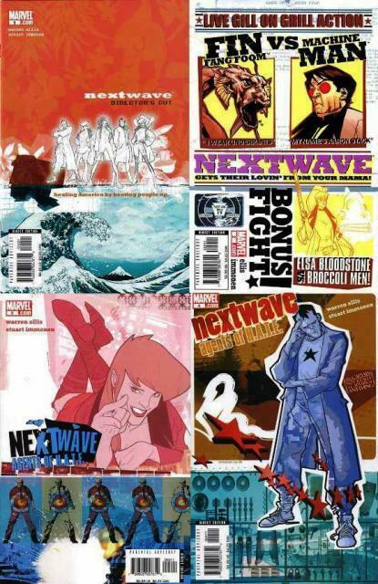 NEXTWAVE (2006) 1A,2-4  Warren Ellis & Stuart Immonen COMICS BOOK