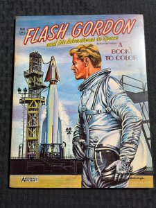 1958 FLASH GORDON Adventures in Space Coloring Book VG 4.0 Uncolored / Saalfield