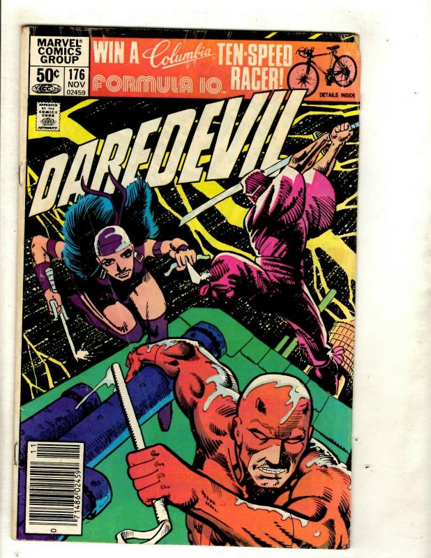 Daredevil # 176 VG/FN Marvel Comic Book Elektra Frank Miller Bullseye RM1