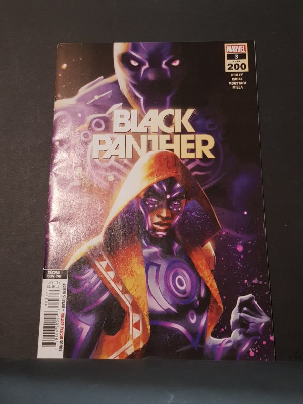 Black Panther #3 Second Print Cover (2022)