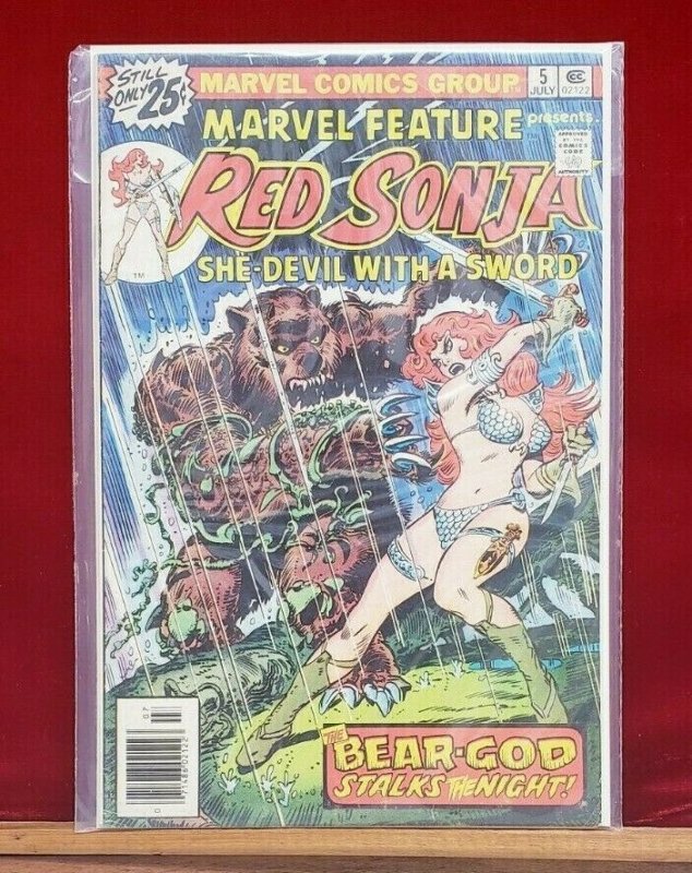 Marvel Comics 1976 Marvel Feature Red Sonja #5