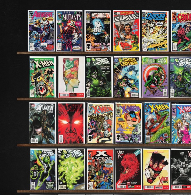 Huge Lot 150+ Comics with Green Lantern, X-Men Legacy & More!