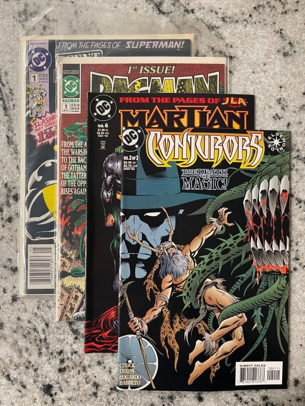 4 DC Comics Conjurors #2 Martian Manhunter # 6 Ragman # 1 Agent Liberty # 1 J917