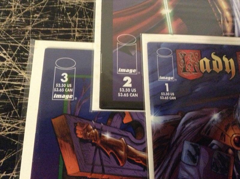 Lot Of 3 Lady Pendragon Image Comic Books # 1 2 3 Modern Series Issues B18