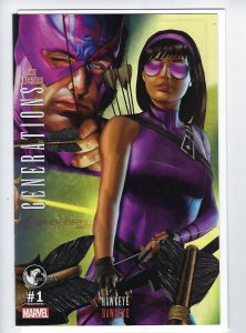 Generations: The Archers #1 Variant by Greg Horn Hawkeye/Kate Bishop Marvel