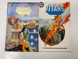 4 New Teen Titans DC comic book #6 7 8 9 34 KM10