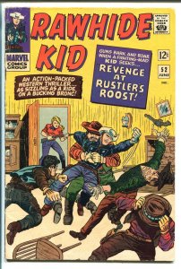 RAWHIDE KID #52-1966-MARVEL-VIOLENCE-WESTERN THRILLS-vg+