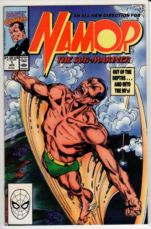 Namor, the Sub-Mariner #1 Direct Edition (1990) 9.2 NM-