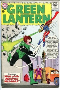 GREEN LANTERN #25 1963-SONAR COVER-WEAPON WIZARDS G/VG