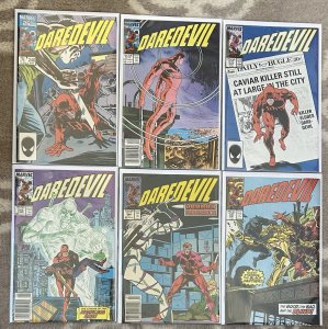 Daredevil #240,241,242,243,244,245 1987 Lot Marvel Comics Todd McFarlane