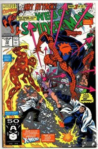 WEB of SPIDER-MAN #73, VF/NM, HeadMen, 1985 1991, more Marvel in store