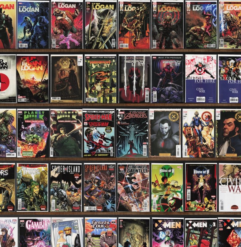 Huge Lot 170+ Comics with Old Man Logan, Extraordinary X-Men & More!