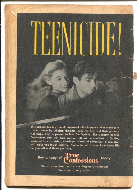 Romantic Secrets #8 1950-spicy art-photo cover-G