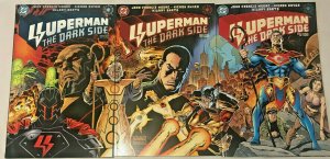 SUPERMAN THE DARK SIDE#1-3 VF/NM LOT 1998 DC COMICS