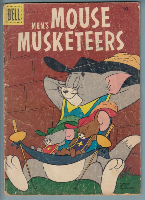 Mouse Musketeers #764 (0 1956) 2.0 GD Dell Four Color Comic