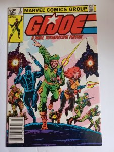 G.I. Joe A Real American Hero #4 newsstand - 1982 - VF/NM