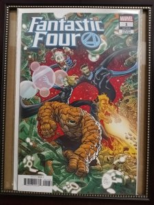 Fantastic Four #1 (2018) Powell Variant Marvel NM Stock Image N185x