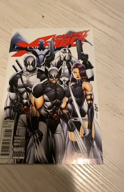 Uncanny X-Force #1 Liefeld Cover (2010) 1:50 liefeild vairant NM