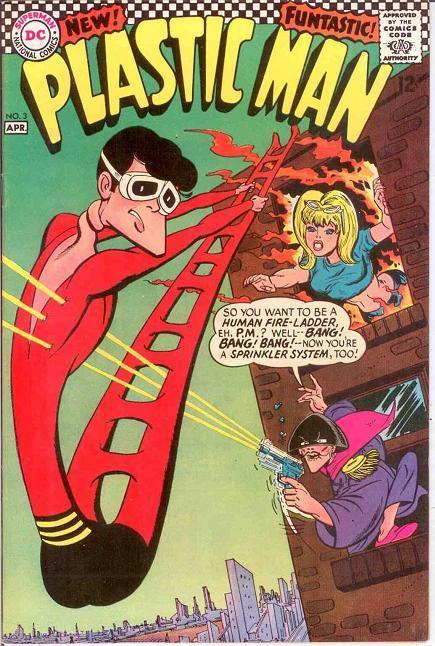 PLASTIC MAN 3 VF+  April 1967 COMICS BOOK