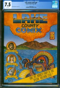 Lake County Comix #NN County Comix Group 1982 CGC 7.5 Rare Underground