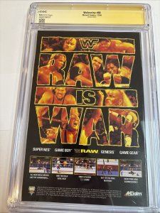 Wolverine (1994) # 88 (CGC 9.8) Signed  FabiAn Nicieza  • Adam Kubert ~ Deadpool