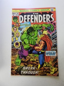 The Defenders #10 (1973) FN/VF condition