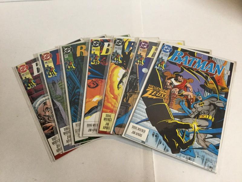 Batman 481 482 483 484 485 486 487 Lot Set Run Nm- Near Mint- DC Comics A18