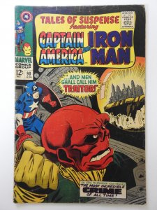 Tales of Suspense #90 (1967) Cap vs the Red Skull! Solid VG- Condition!