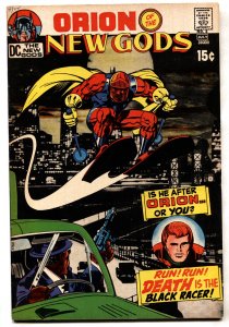 NEW GODS #3--1971--JACK KIRBY--ORION--BLACK RACER--comic book