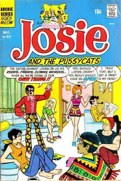 Josie And The Pussycats 52 Vg Archie Low Grade Comic Comic Books Bronze Age Archie 