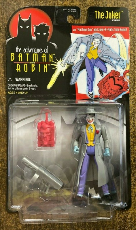 THE JOKER WITH MACHINE GUN & JOKE-A-MATIC TIME BOMB FIGURE! Batman&Robin MOC