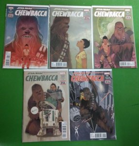 Star Wars Chewbacca #1-5 COMPLETE Miniseries Marvel 2015 VF/NM