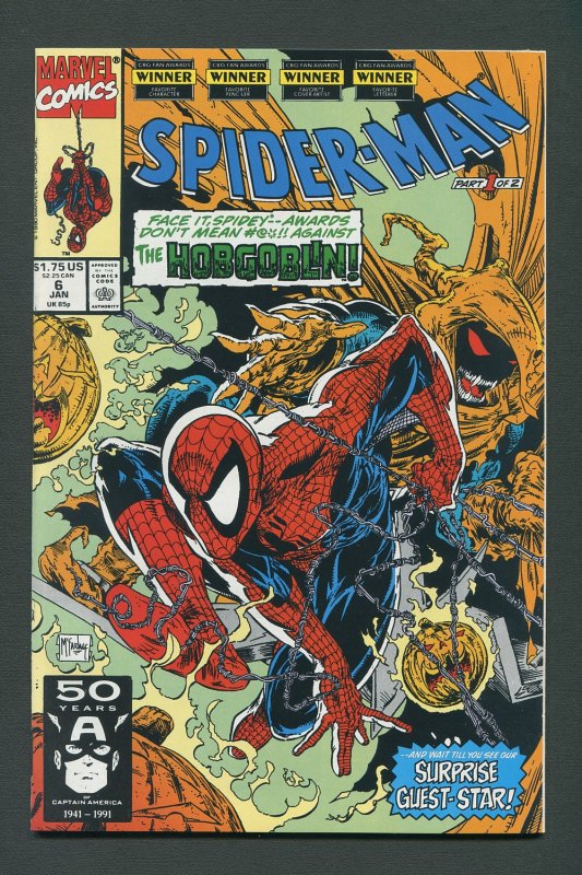 Spiderman #6 #7 (Todd McFarlane Hobgoblin SET )  9.6 NM+   1991