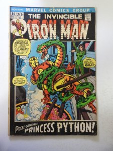 Iron Man #50 (1972) GD/VG Condition moisture stain bc