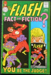 FLASH #179 VG/FN FLASH TRAVELS TO EARTH PRIME AND MEETS DC EDITOR JULIE SCHWARTZ