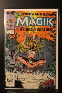 Magik (Storm and Illyana Limited Series) #4 Direct Edition (1984)