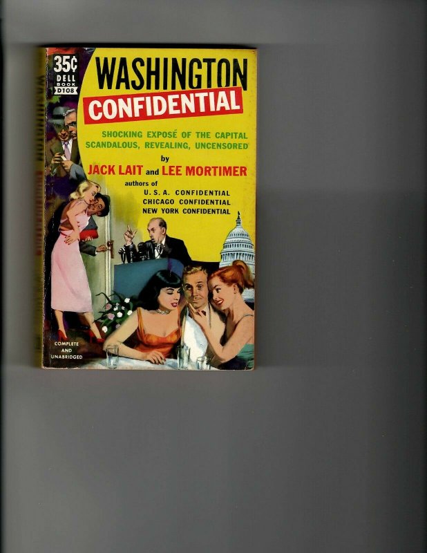 3 Books Washington Confidential Q As In Quicksand Cards on the Table JK8