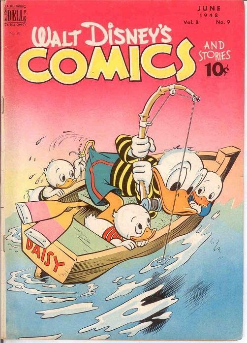 WALT DISNEYS COMICS & STORIES 93 G-VG June 1948 COMICS BOOK