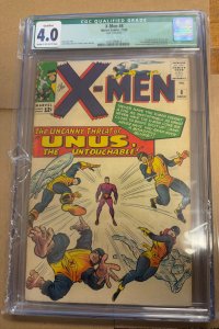 The X-Men #8 (1964) CGC 4.0 qualified pg 12 missing