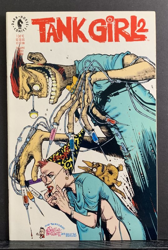 Tank Girl Volume 2 #1-4  (1993) Complete Set Jamie Hewlett Art & Cover