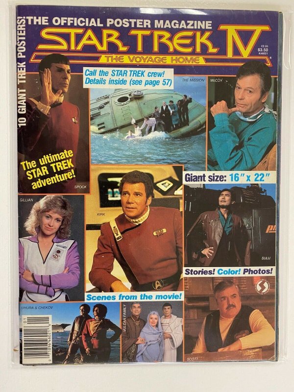 Star Trek IV The Voyage Home Poster Mag 6.0 FN (1986)