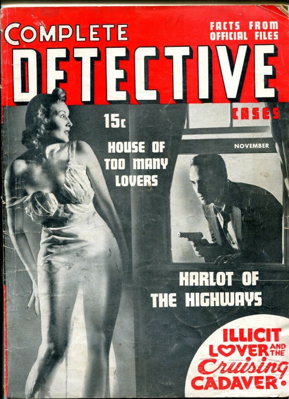 Complete Detective Cases November 1940- Jack Kirby- Harlot of the Highways